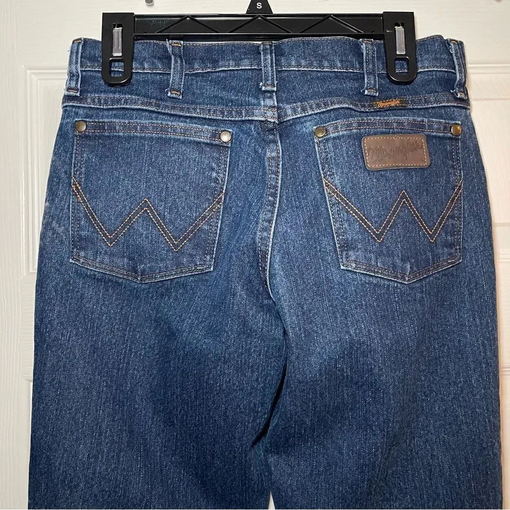 Wrangler Men's Blue Slim Fit Advanced Comfort Jeans